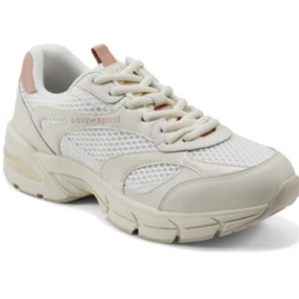 Easy Spirit/Barbeau Lace-Up Walking Shoe/Light Natural/Size 7M